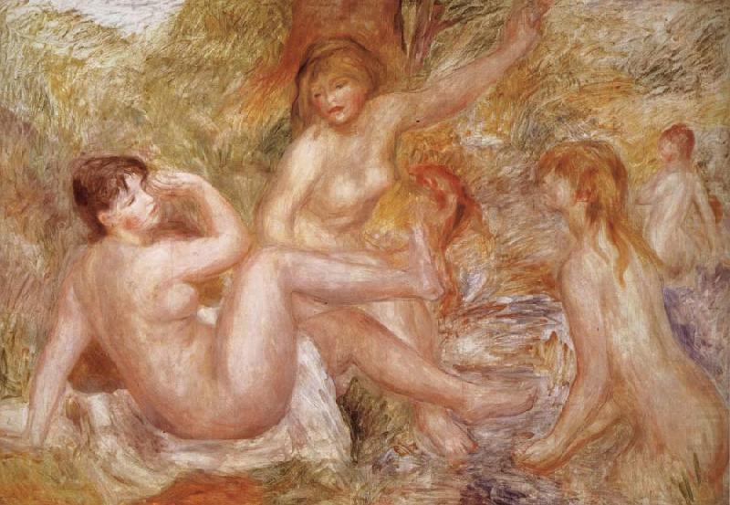 Pierre Renoir Variation of The Bather china oil painting image